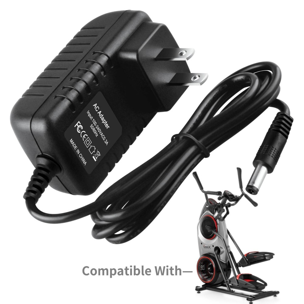 9V AC Adapter for Bowflex Max Trainer M3 M5 M7