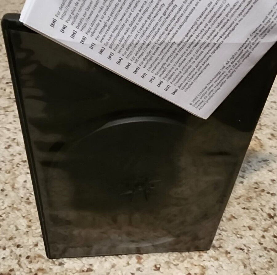 New Standard Black 2-Disc DVD Case 14mm Storage Shell --5 Pack