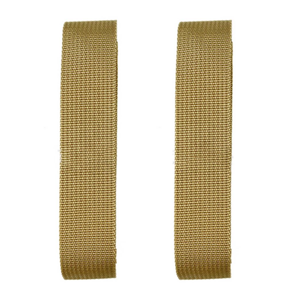 16PCS 6" MOD MOLLE PALS Modular Web Gear Replacement Tie Straps Brown New