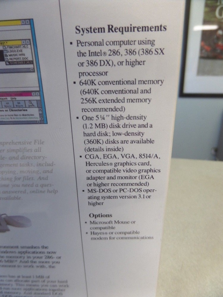 NOS Microsoft Windows 1.20MB Disk Version Graphical Environment 3.0 050-030V300