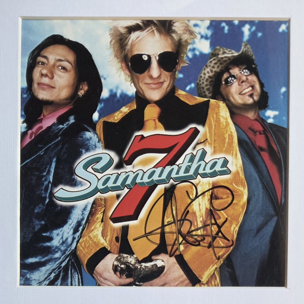CC DEVILLE DISPLAY AUTOGRAPHED BECKETT BAS COA SIGNED POISON BAND PRESENT GIFT