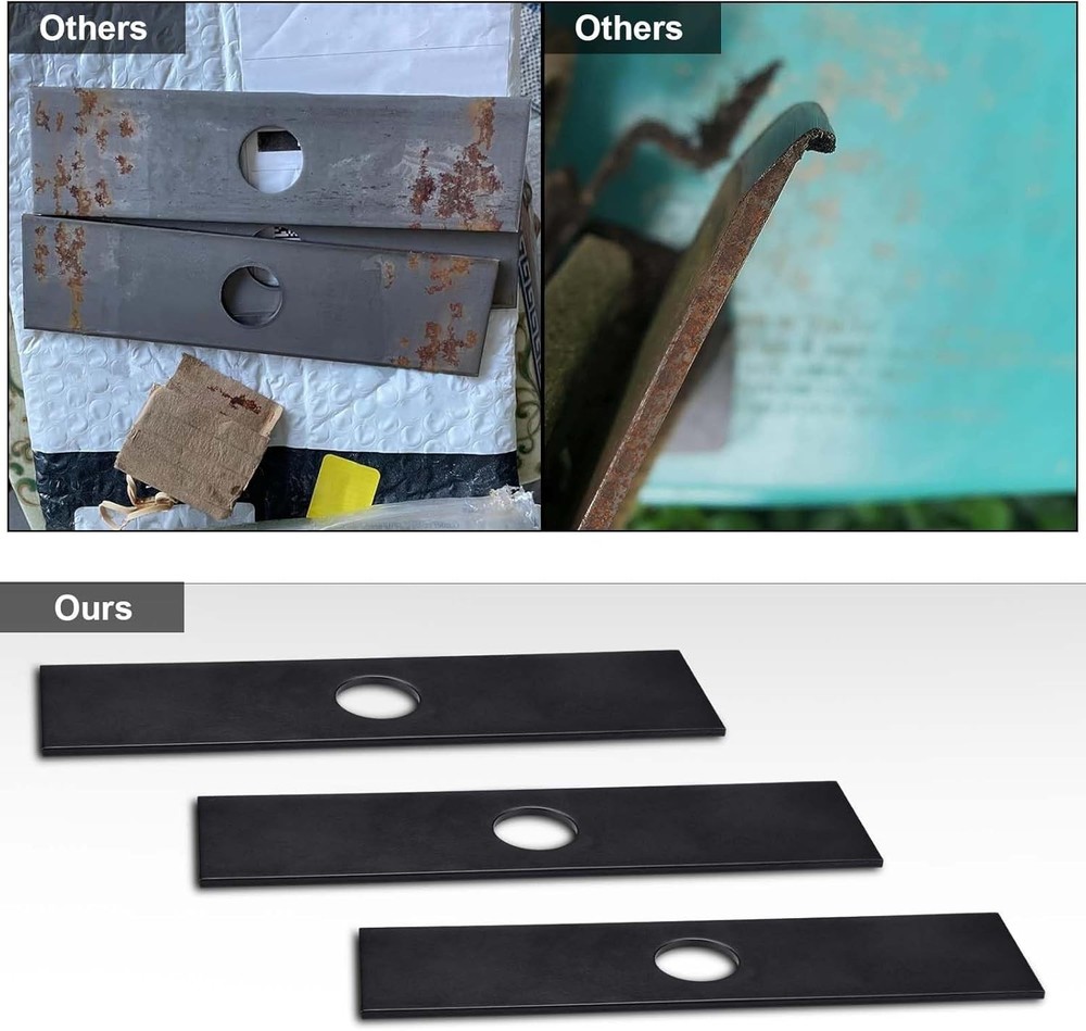 High-Quality Edger Blades 8 x 2 Inches, Compatible with Multiple Edger Models