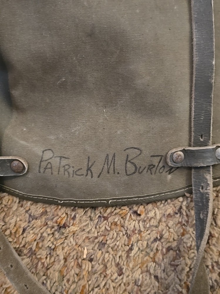 Deuter Augsburg Military Backpack Leather Canvas Internal Frame Vintage