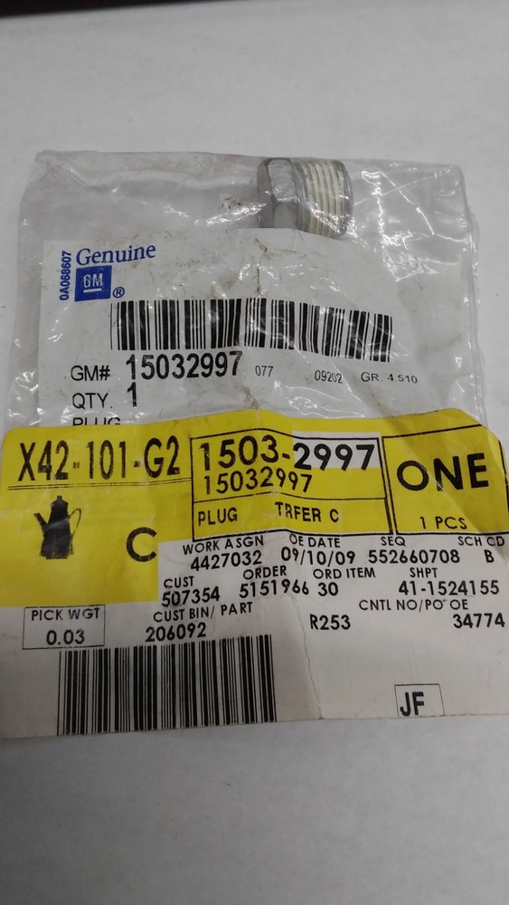 NOS GM 15032997 PLUG