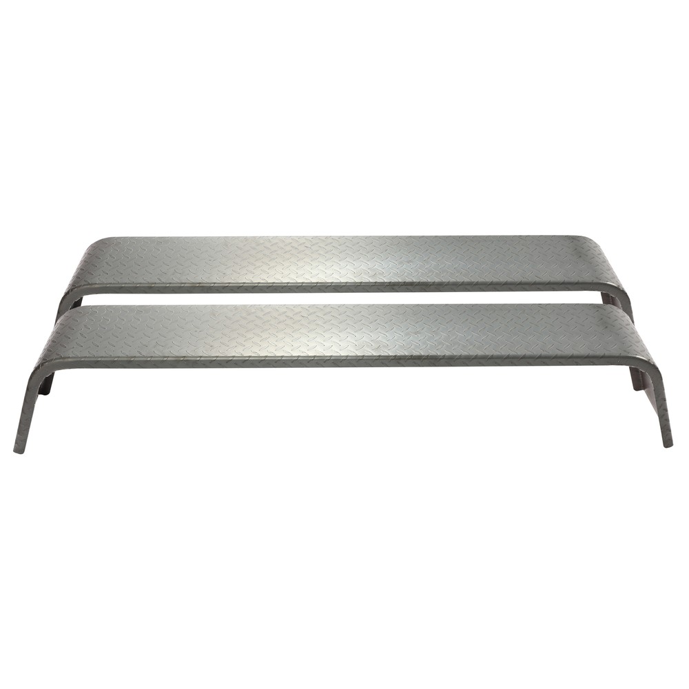 (2)- Steel Diamond Tread Plate Tandem Axle Trailer Fenders 10-1/4"x72-7/8"x13"