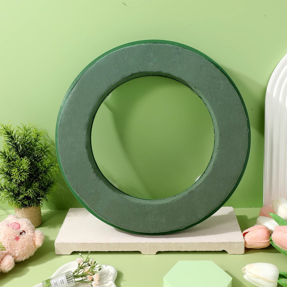Flower Foam Ring with Mud Ring Block Artificial Floral Mud Ring Florist Wedding
