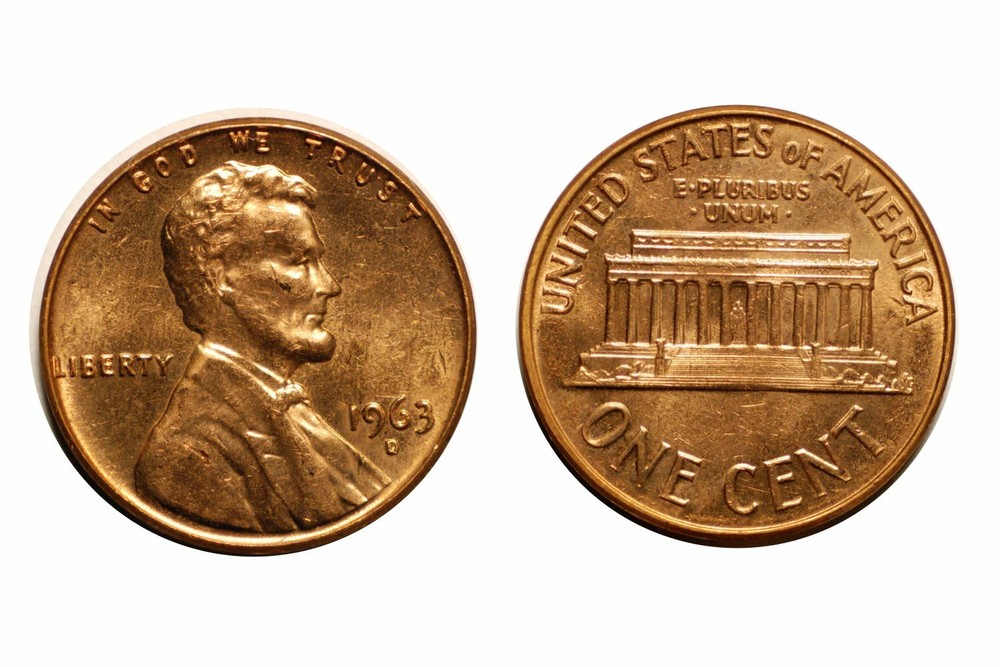 1963-D/D  Lincoln Cent - CONECA RPM-009 #9  Choice bu Red  #251