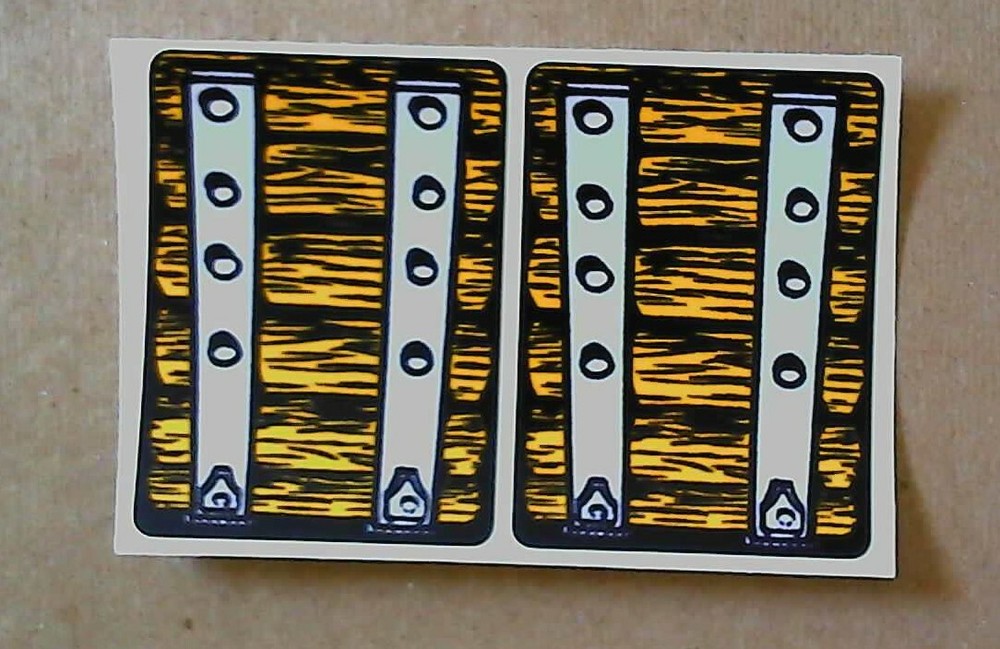 Medieval Madness Pinball Machine Troll Flap Decals