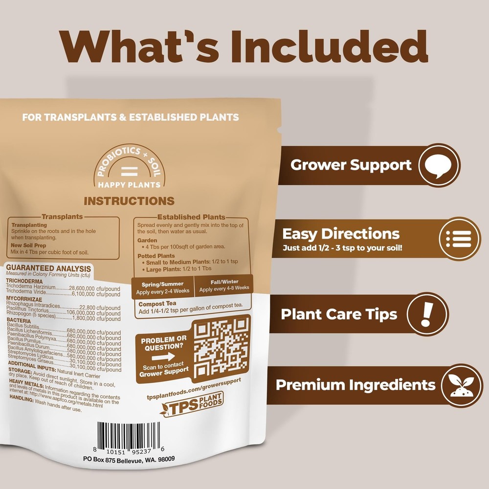 Trichoderma for Plants, Great for Transplanting and Established Plants, Also ...