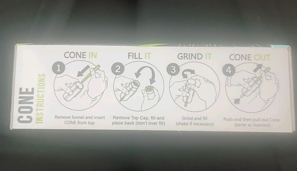 Herb Grinder & Cone Roller - 25 Pieces