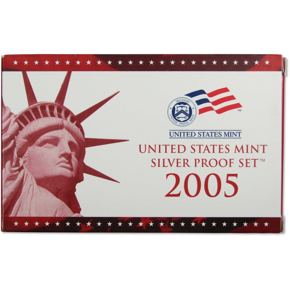 2005 Silver Proof Set U.S. Mint Original Government Packaging OGP COA