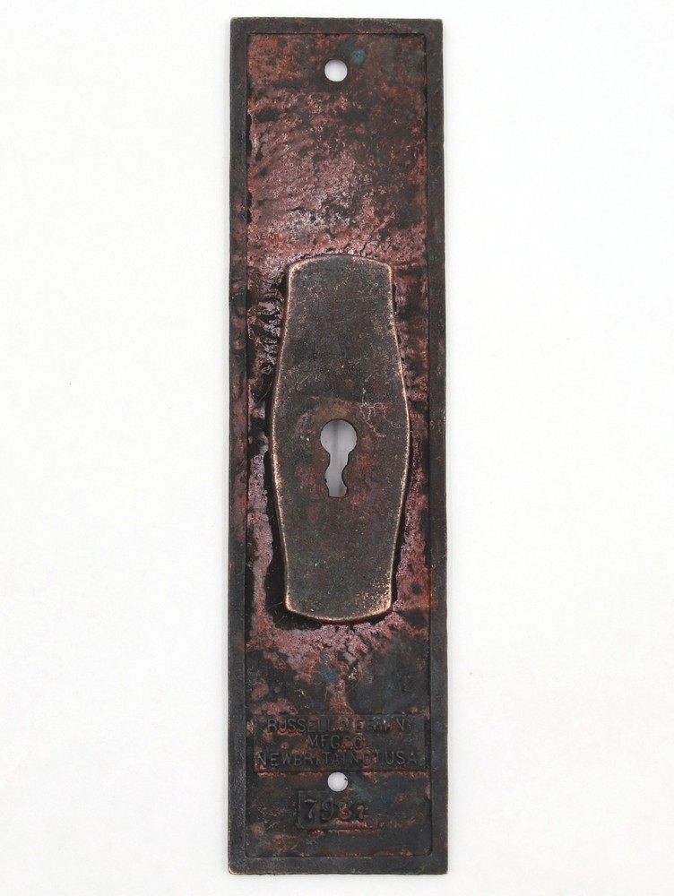1890s Cast Iron Bavarian Russell & Erwin Pocket Door Pull