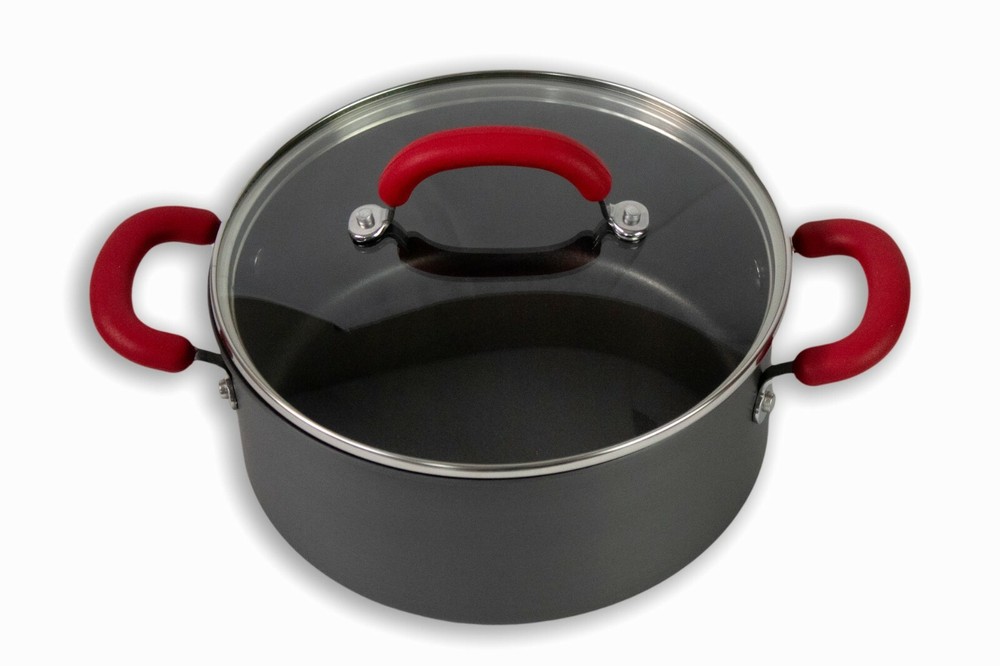 Rachael Ray Create Delicious Hard Anodized Nonstick Cookware Pots & Pans Set