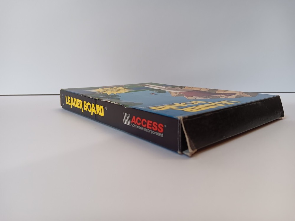 Commodore 64/128 Leader Board Golf Simulator 2 Disks W/Key Software Tested/Works