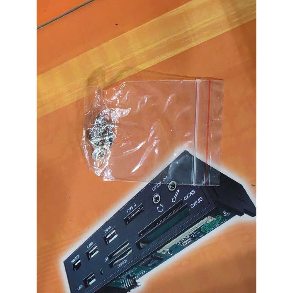 All-in-1 Internal 5.25" PC Card Reader USB 2.0 Hub e-SATA HD Audio Front Panel