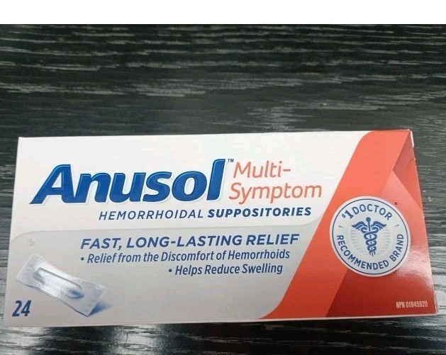 2× ANUSOL MULTI-SYMPTOM SUPPOSITORIES . EXP:-05/2028. "No Tarif" WE PAY
