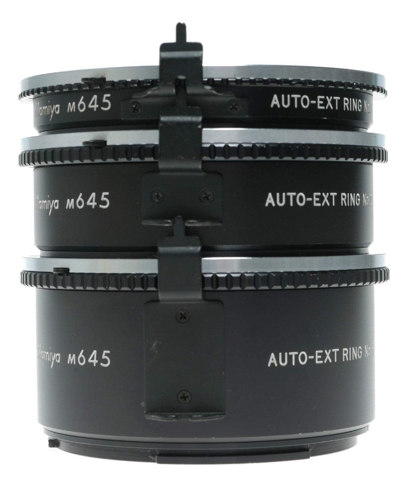 Mamiya M645 Auto Extension Ring Set No. 1, 2, 3 Medium
