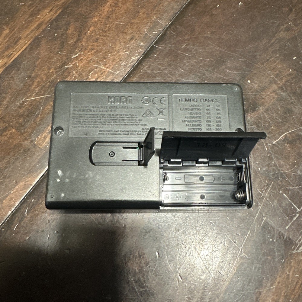 Korg TM-60 Tuner Metronome Combo Backlit Display