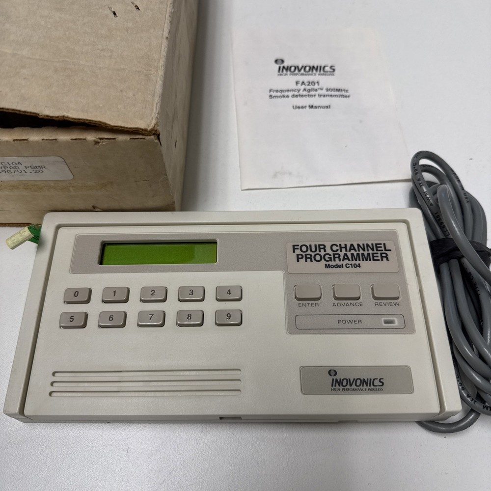 Inovonics C-104 Wireless Keypad 4 Channel programmer