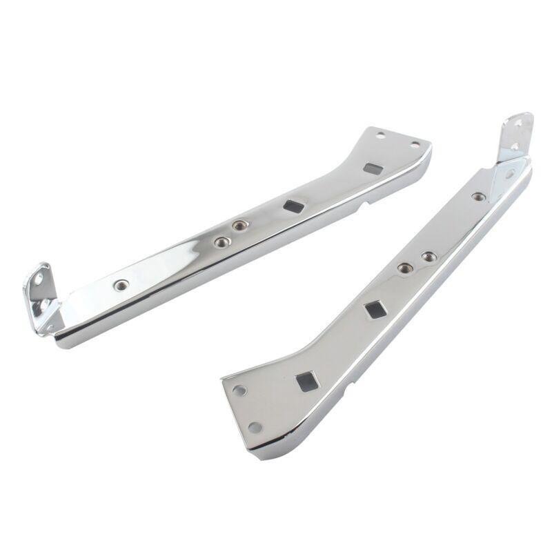 Drag Heavy Duty Saddlebag Support Chrome Brackets for Harley Electra Glide 85-08