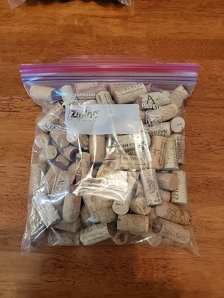 Lot of 100+ WINE CORKS for CRAFTING