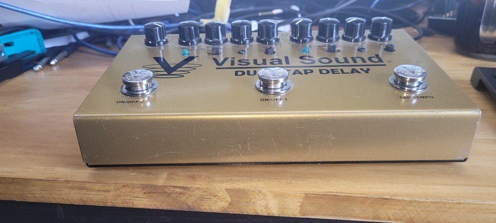 Visual Sound DUAL TAP DELAY Guitar Effect Pedal