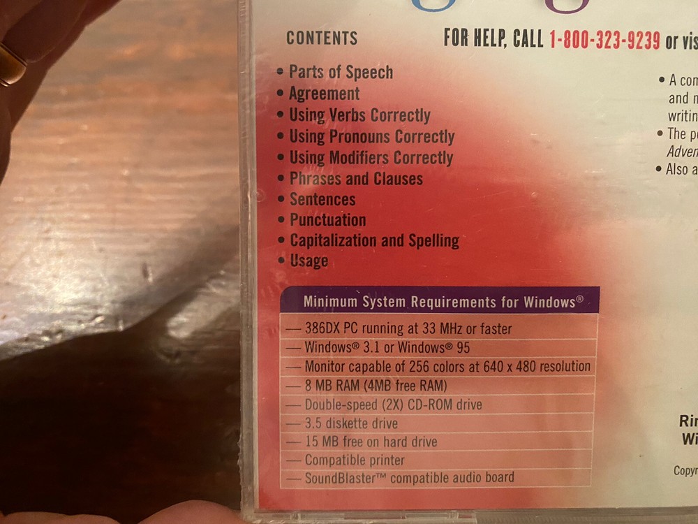 Language Workshop Grade 8 Interactive Multimedia Software Grammar Holt, Rinehart