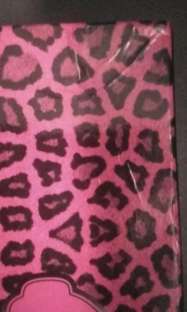 Classic Ceramic Cheetah Pink Flat Iron NIB HTF
