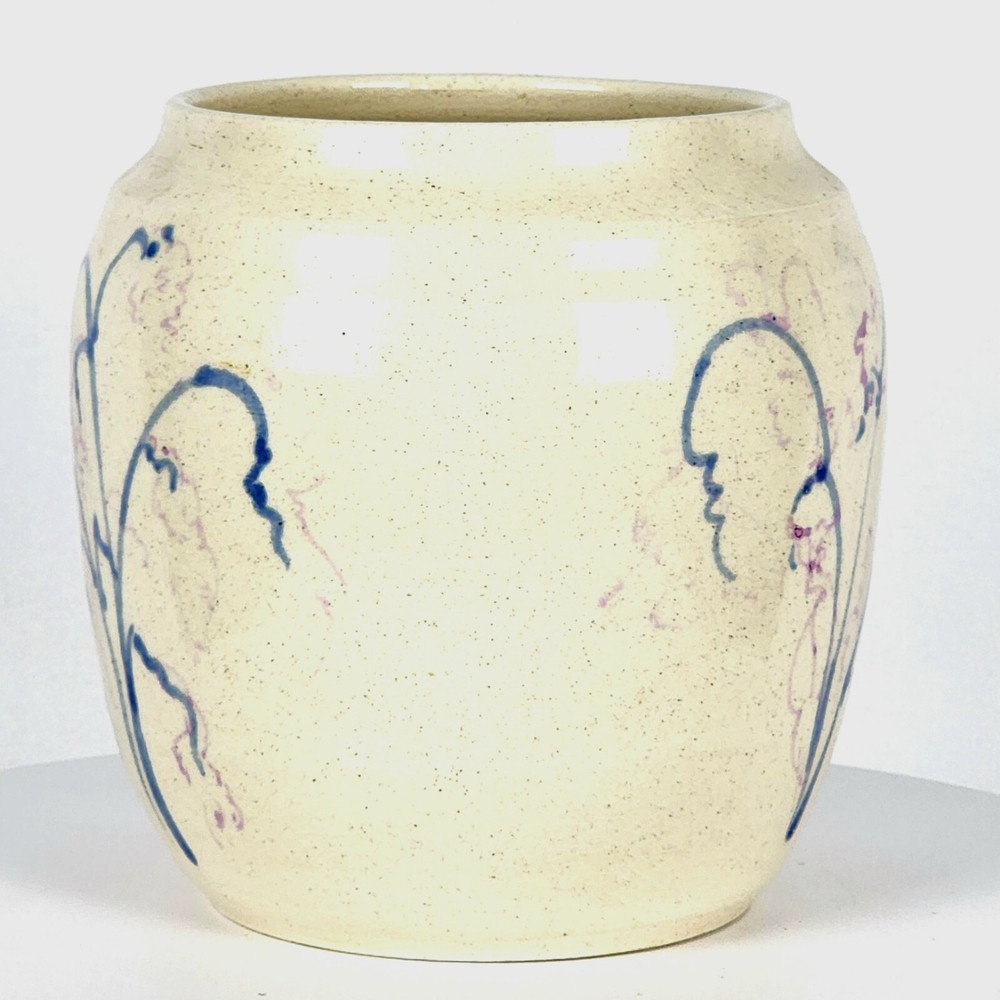 Arbon Ceramic Planter Pot w/Floral Design 6.5"