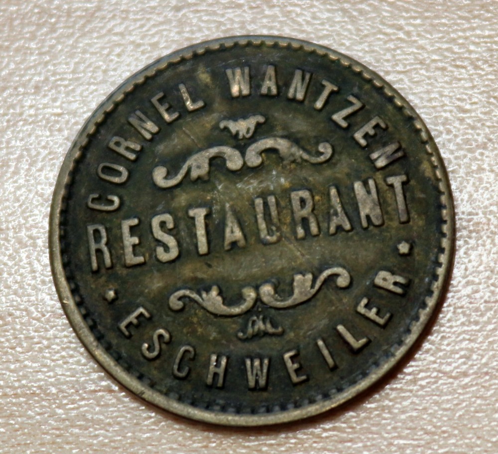 Cornel Wantzen Restaurant Eschweiler Token