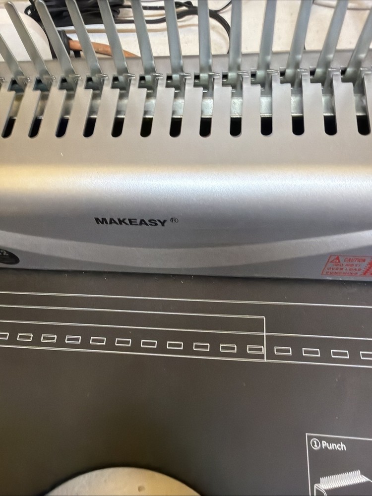 MAKEASY Binding Machine 21Hole 450 Sheets Comb--- Missing The Punch Handle