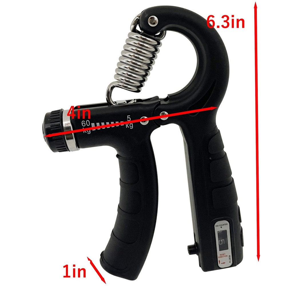 R-type Adjustable Counting Grip Strength Apparatus Hand Training Grip Device