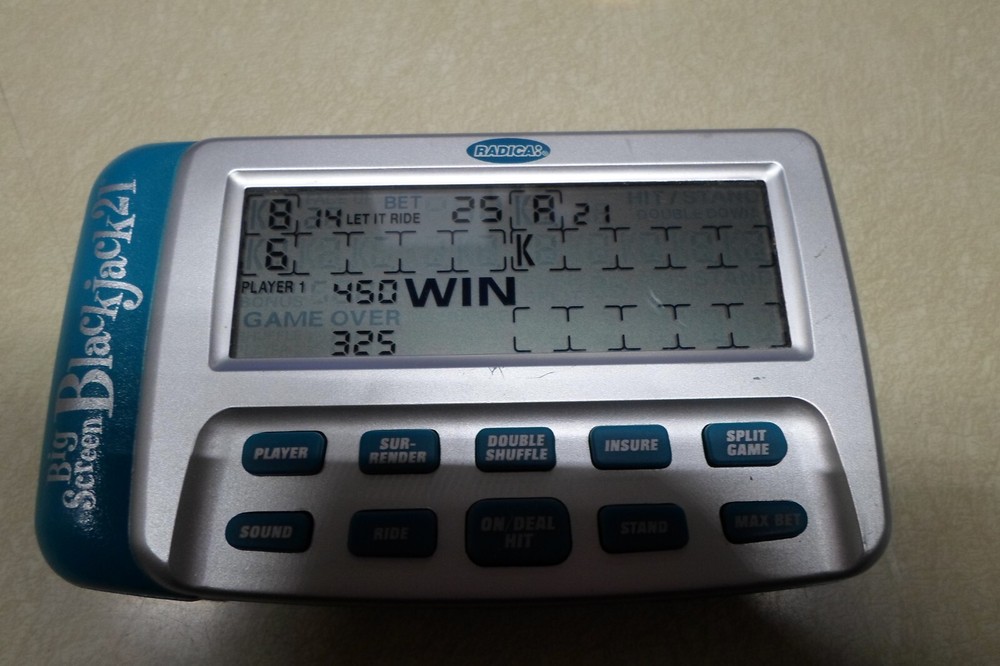 Big Screen Blackjack 21 Handheld electronic game