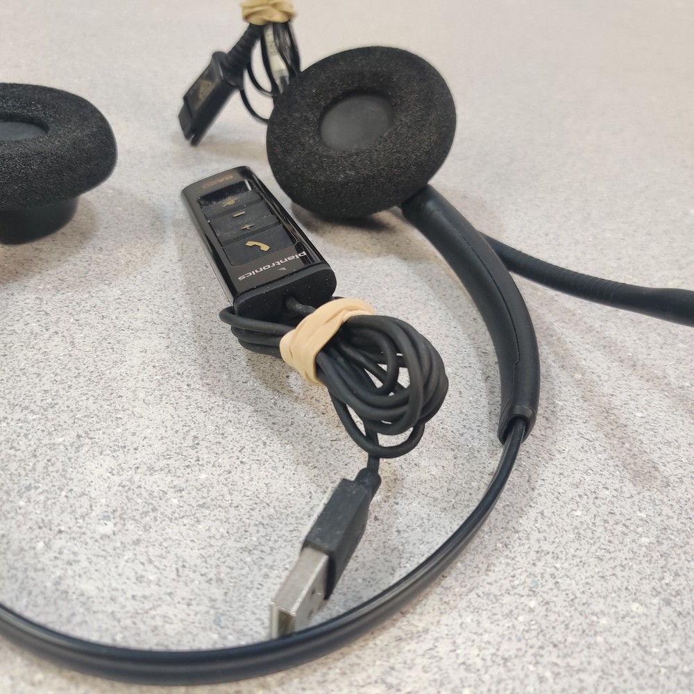 Plantronics Headset w/ Polycom DA80 USB audio Processor