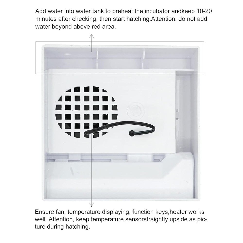 4 Egg Incubator, Incubators for Hatching Eggs, Mini House with Automatic...