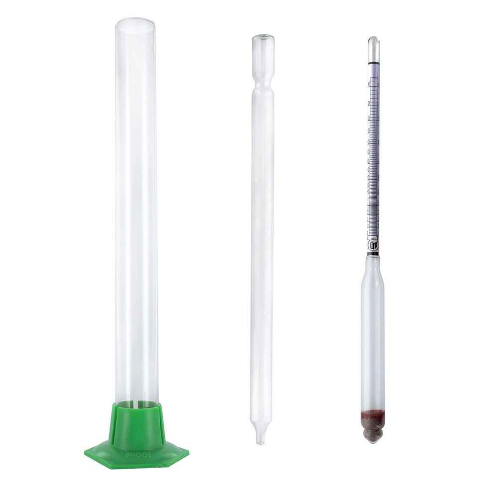 Home Brew Ohio Glass Gravity Testing Combination (Glass Thief, Glass Test Jar,
