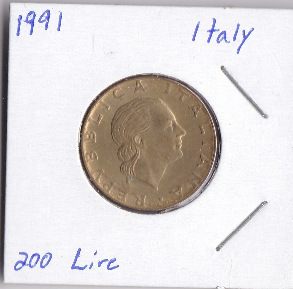 1991 Italy 200 Lire