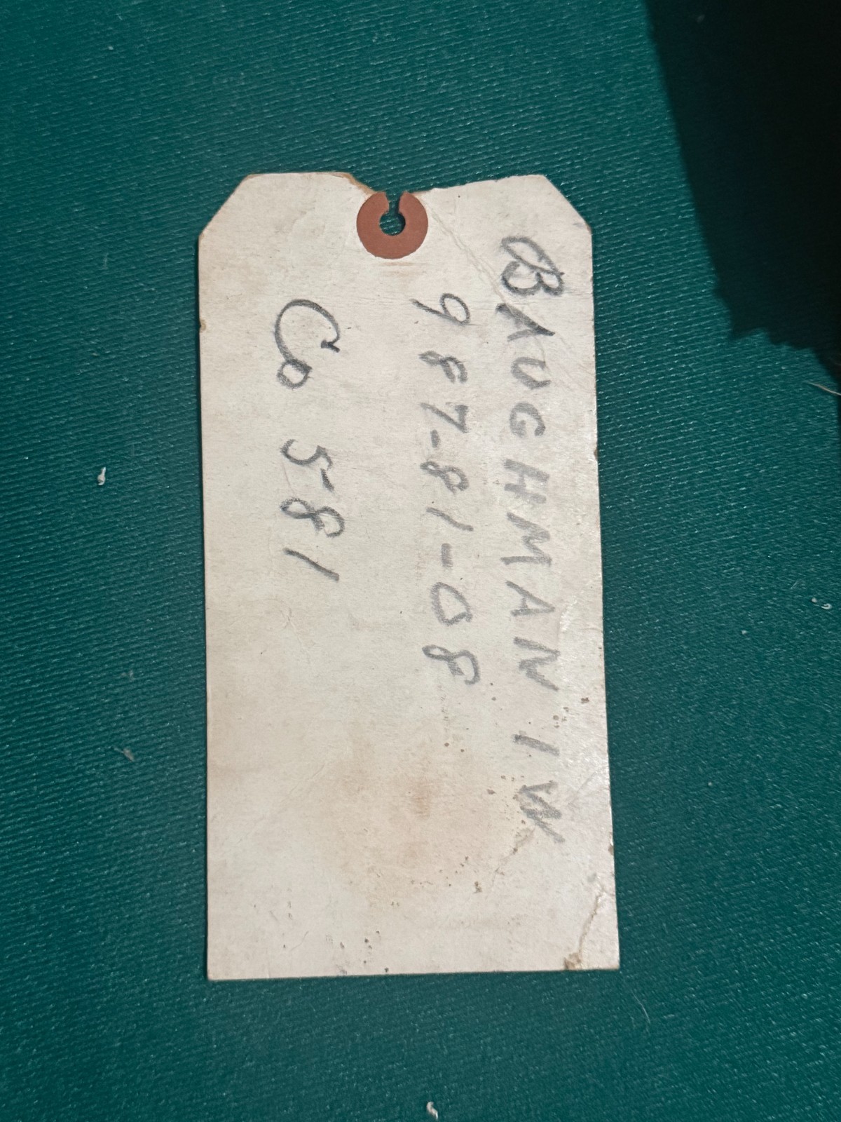 Vintage WWII US Navy Travel Grooming Kit with Laundry Tag Original