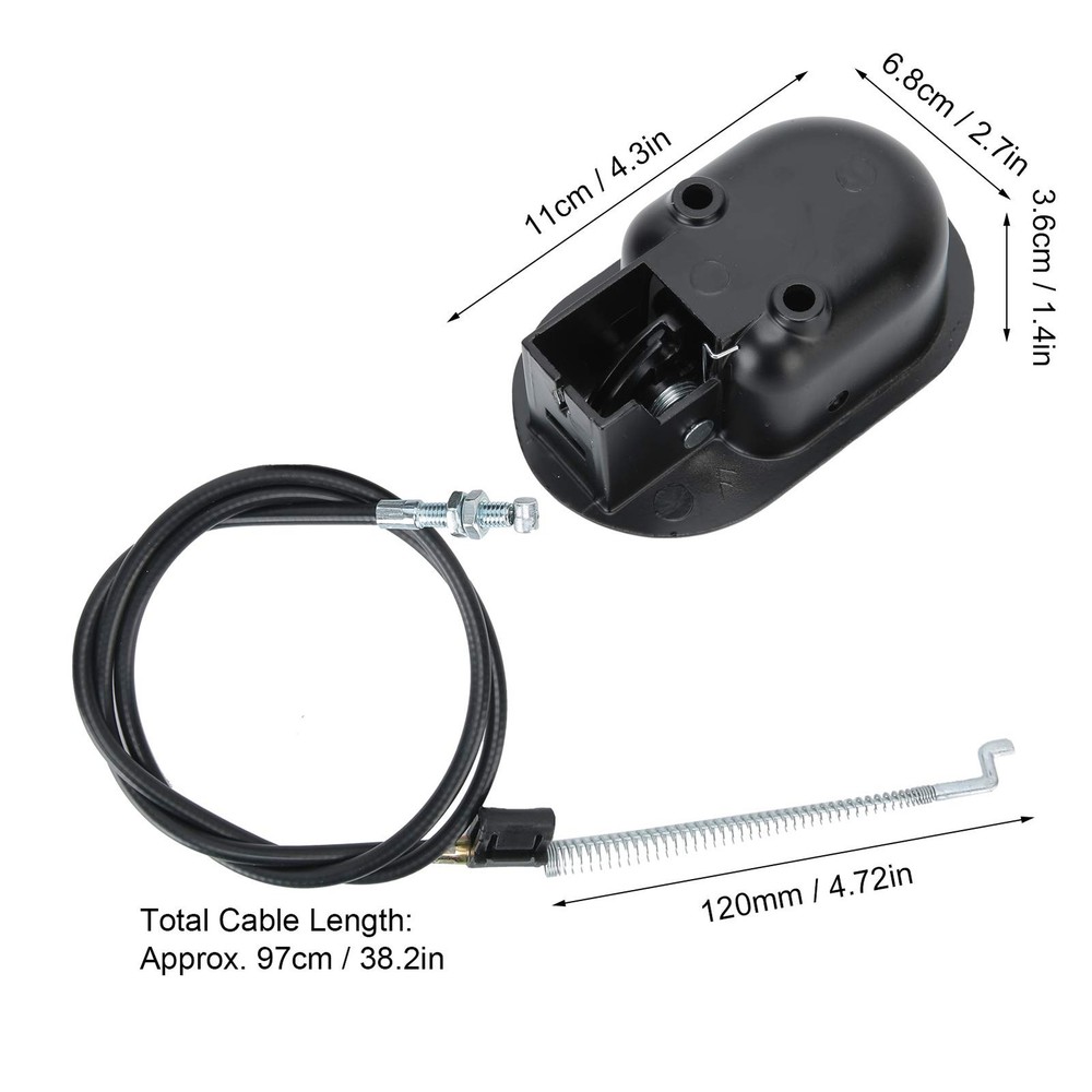 Universal Recliner Release Pull Handle Sofa Cable Lever Replacement Switch 120mm