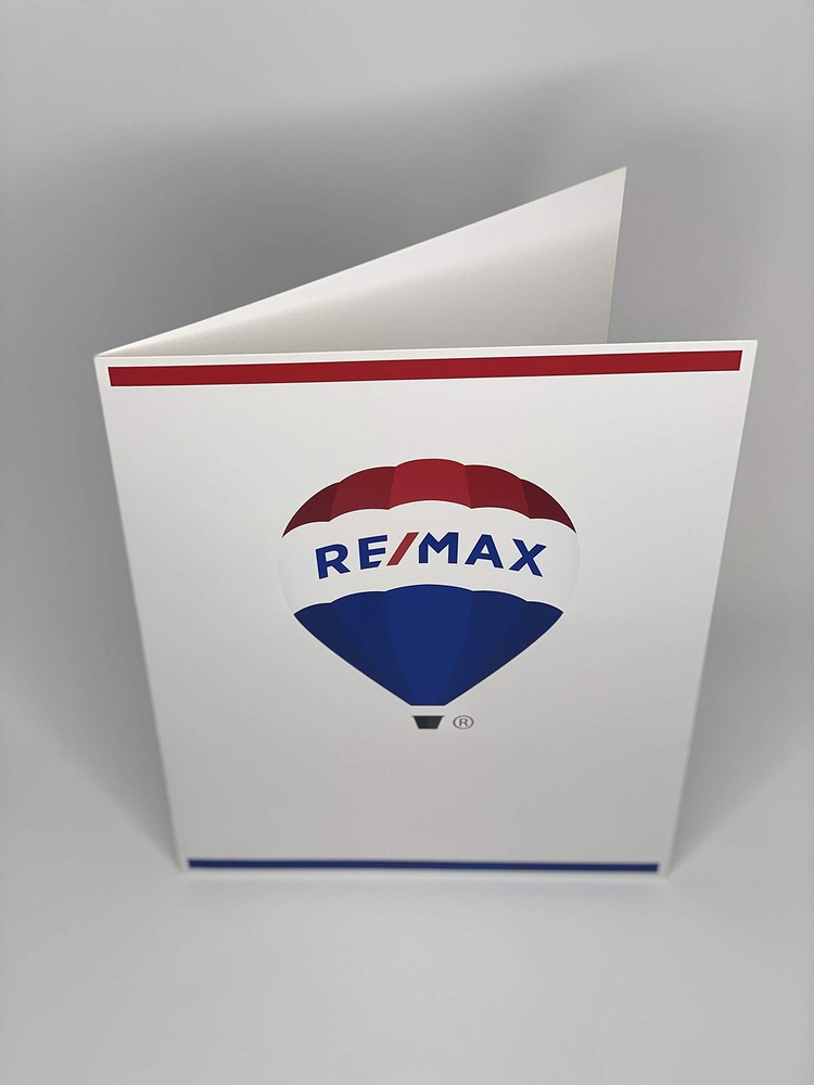 RE/MAX Folders N01-White 25 Pack
