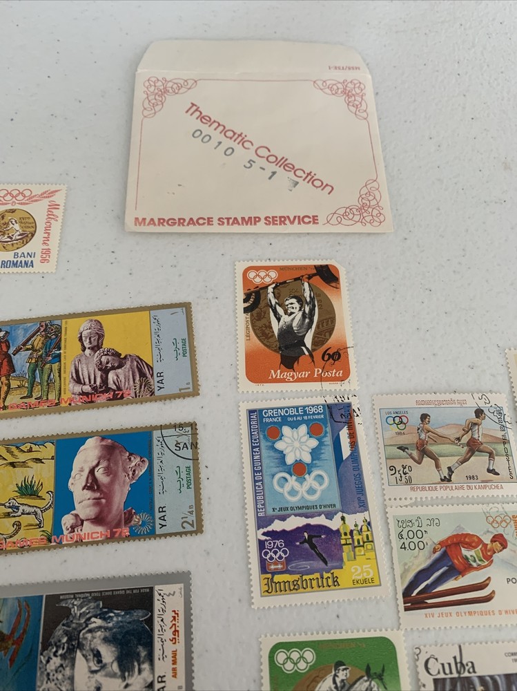 Maragrace Thematic Collection Stamps Olympic Theme