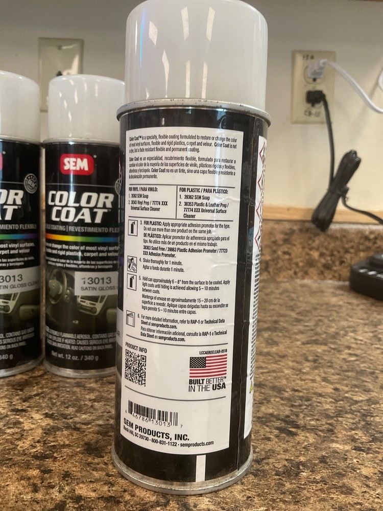 SEM COLOR COAT 13013/ SATIN GLOSS CLEAR