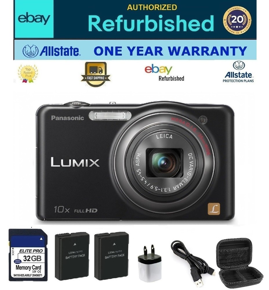 Panasonic LUMIX DMC-SZ7 Compact Digital Camera 14.1MP 🟦 eBay Refurbished [EX]