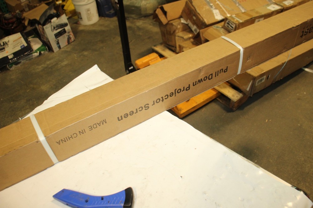 LopBast 8' Pull Down Projector Screen