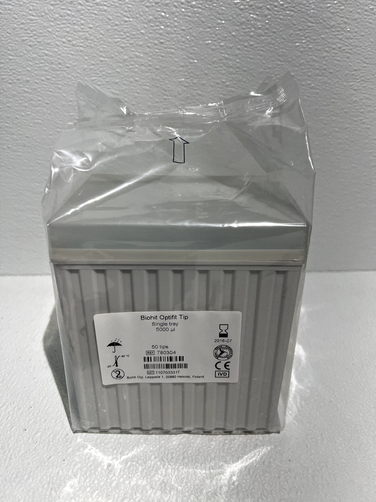 Biohit Optifit Tip Single Tray 5000uL 50 Tips 780304
