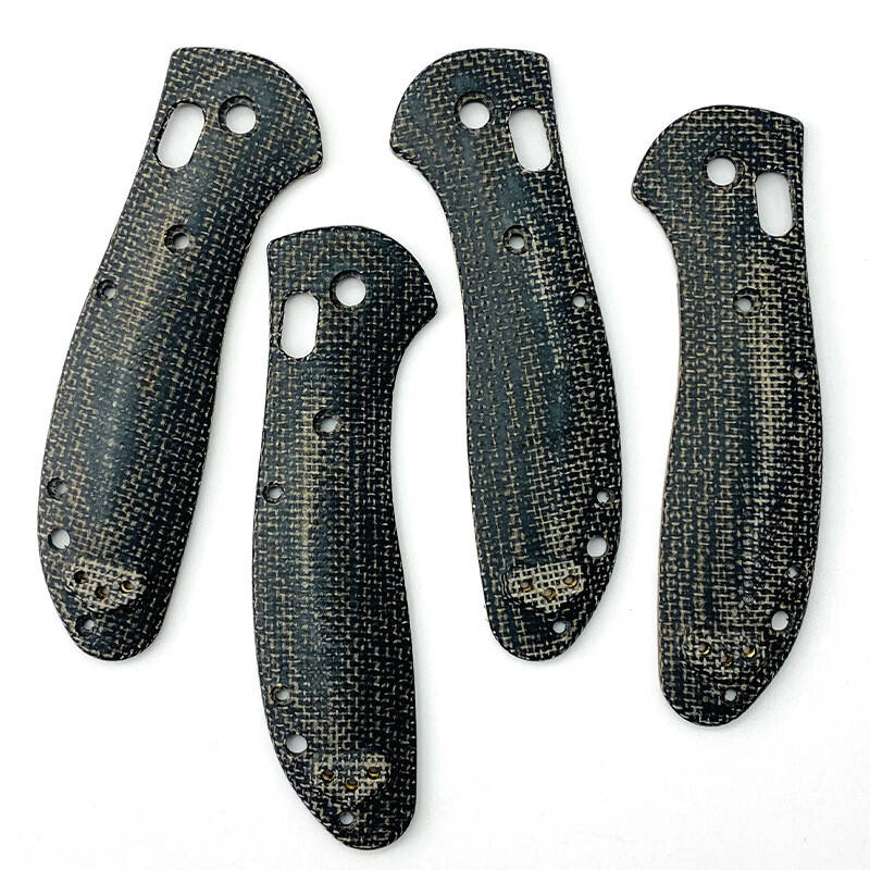 1Pair Custom Handle Patch Micarta Material Scales for Benchmade Griptilian 551