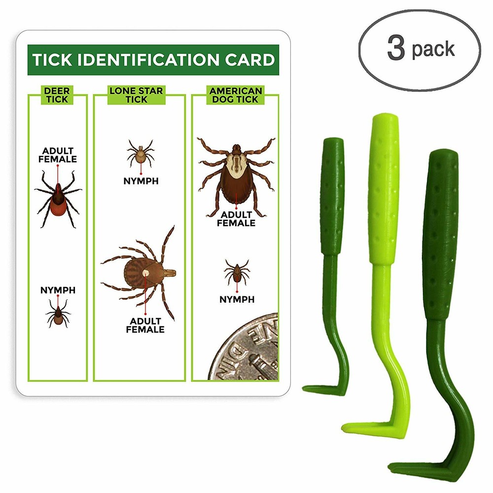 TickCheck Tick Remover Value 3 Pack - Tick Remover Tools