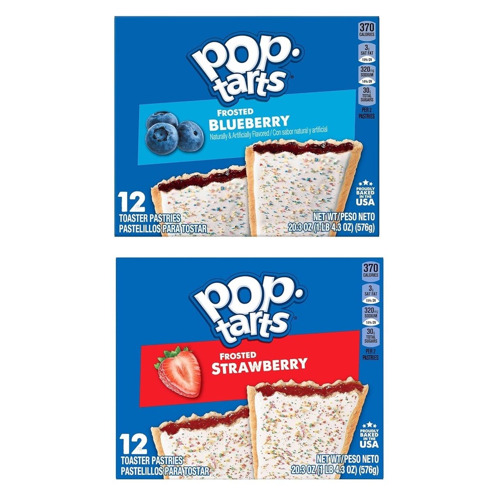 Convenient Breakfast & Snack Solution - Toaster Pastries Variety Pack, 60 Count