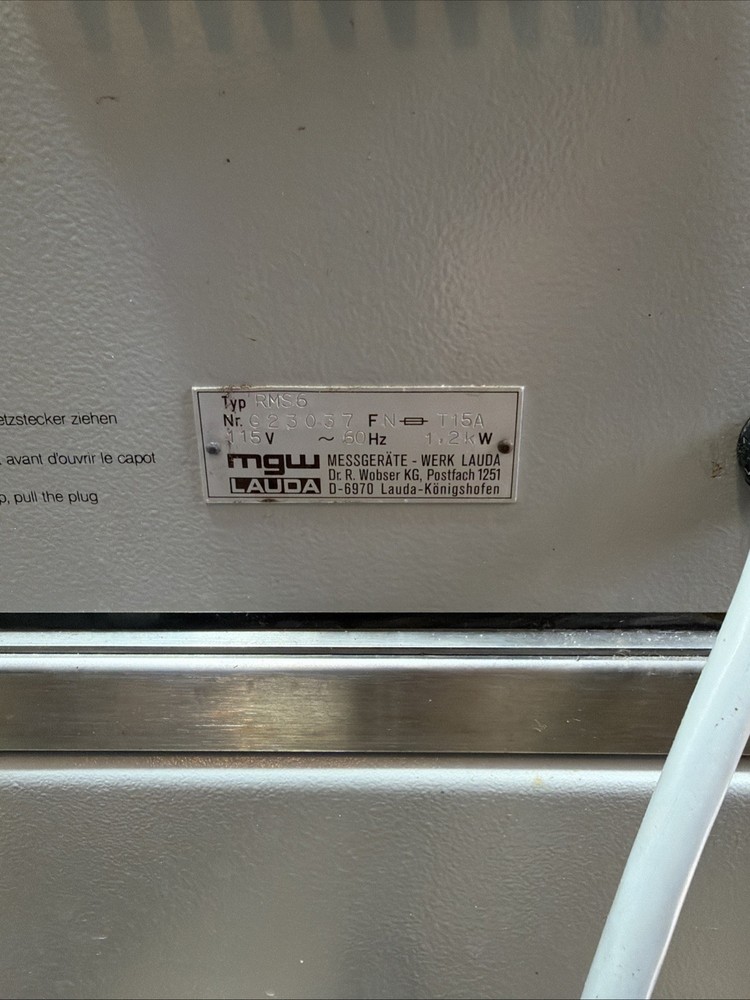 MGW Lauda RM6 For Parts