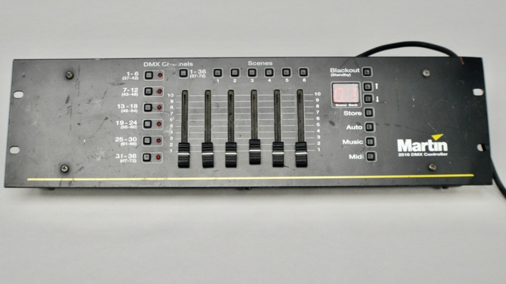 Rack Mount Martin 2518 DMX Lighting DJ Controller
